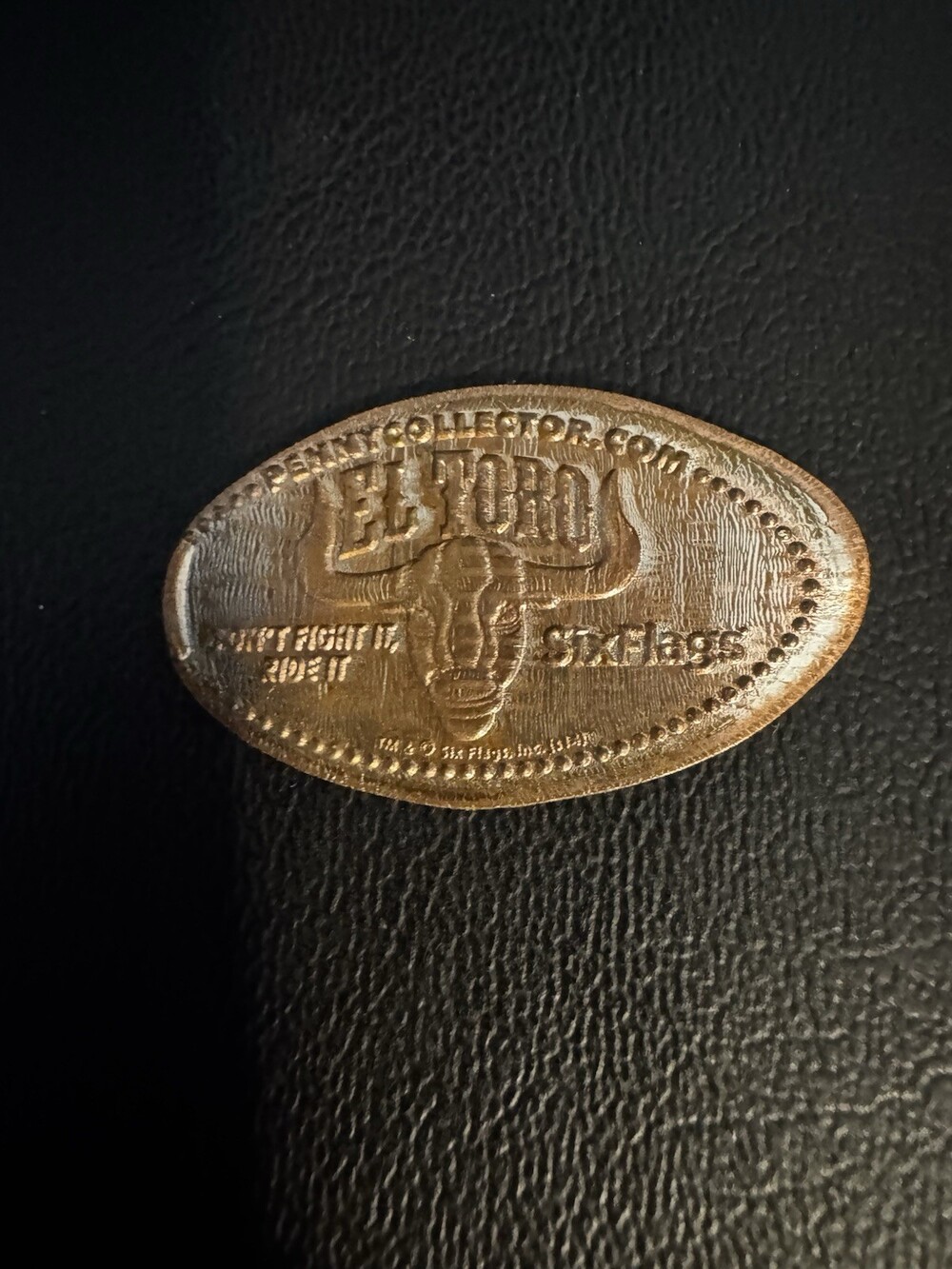 Six Flags Great Adventure El Toro Amusements Park Pressed Penny